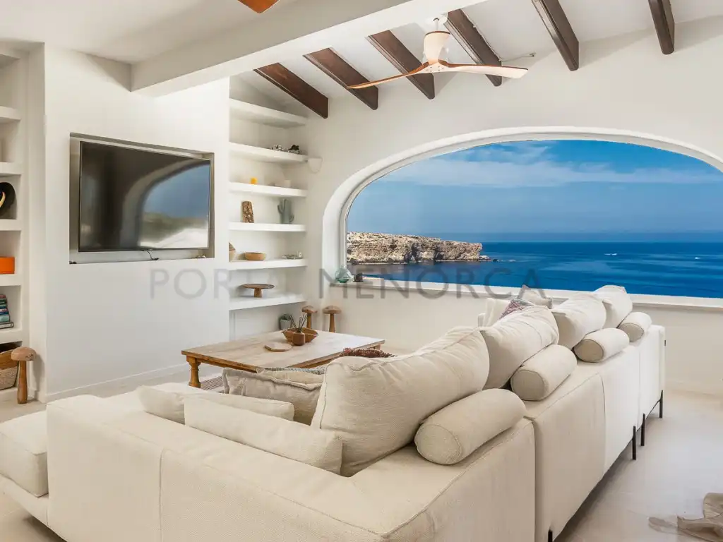 Sala d'estar de Casa o xalet en venda en Ciutadella de Menorca amb Piscina