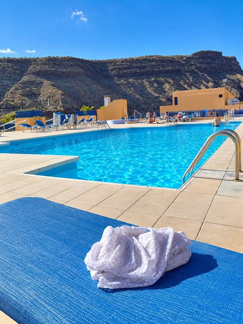 Piscina de Apartamento de alquiler en Playa del Cura - Taurito