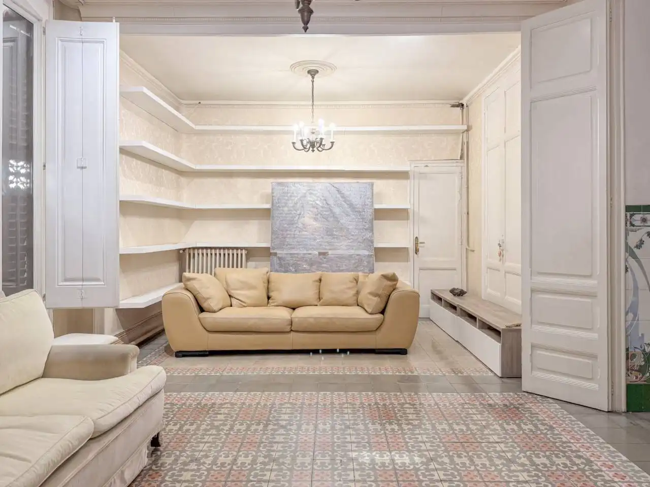 Living room of Houses for rent in Sabadell  with Heating, Private garden and Terrace