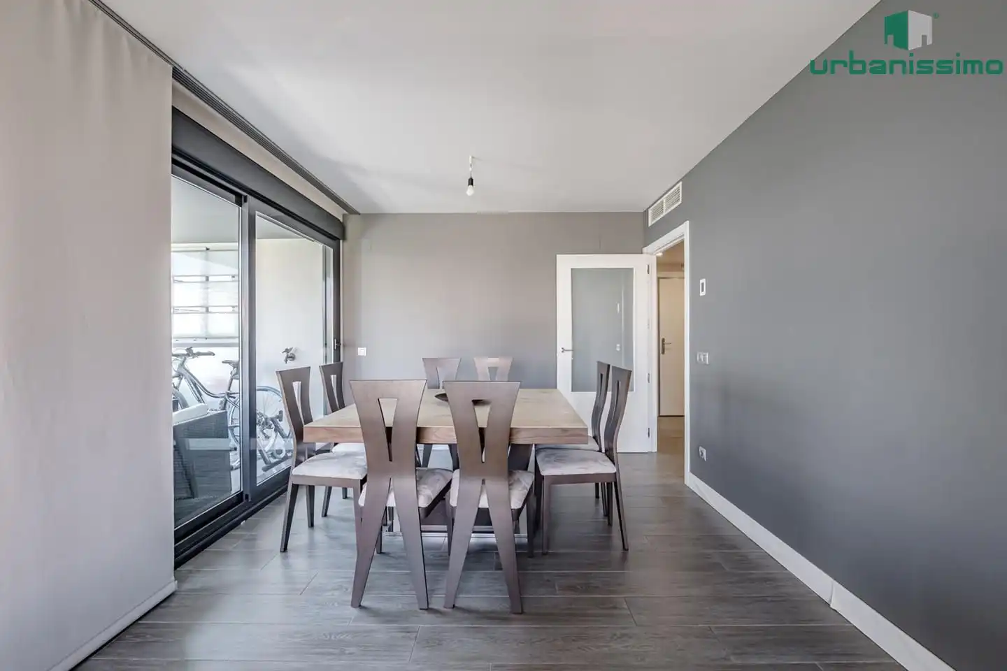 Dining room of Flat for sale in Madrid  with Air Conditioner, Terrace and Storage room