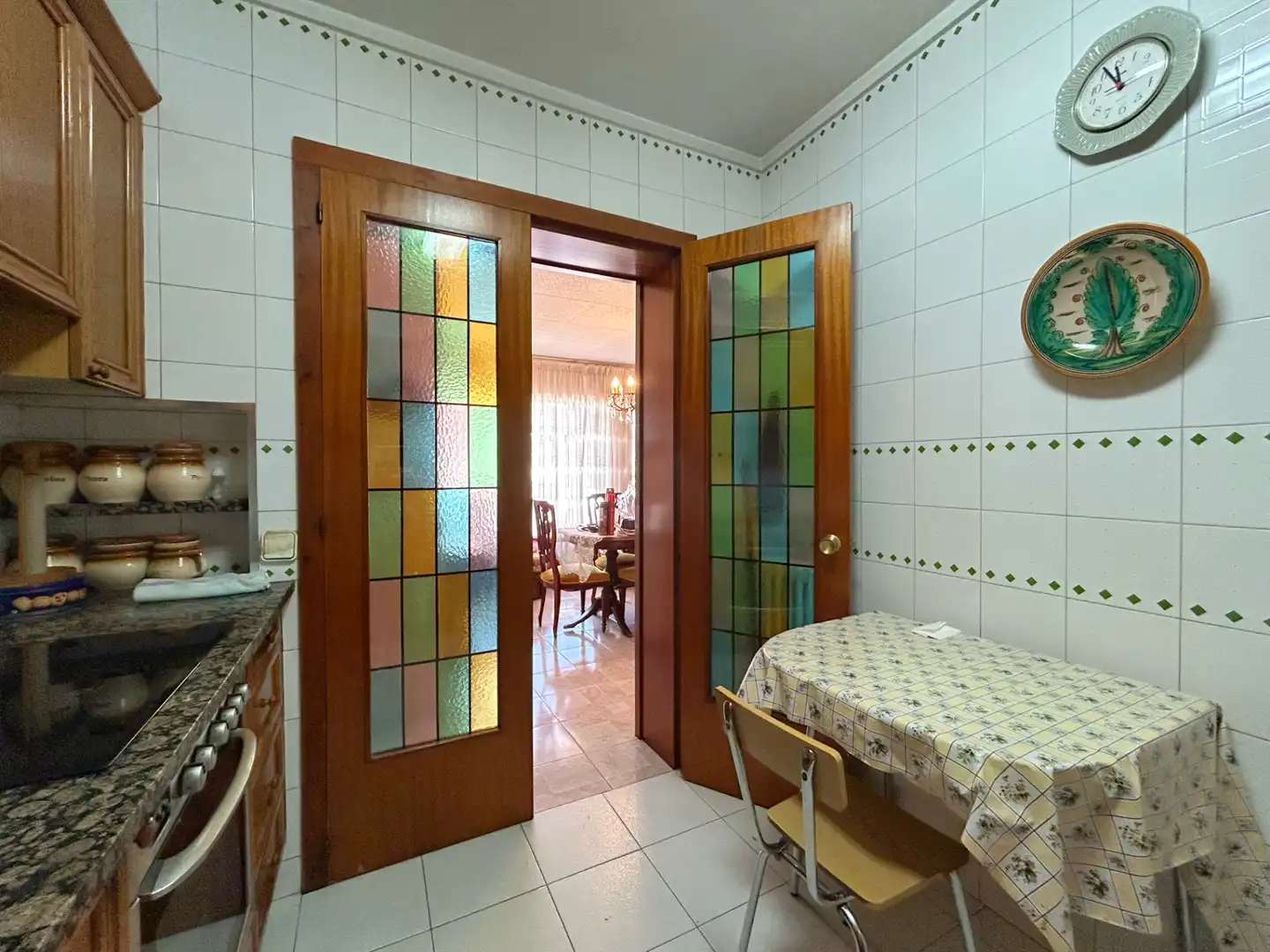 Küche von Einfamilien-Reihenhaus zum Verkauf in Vic mit Heizung, Terrasse und Abstellraum