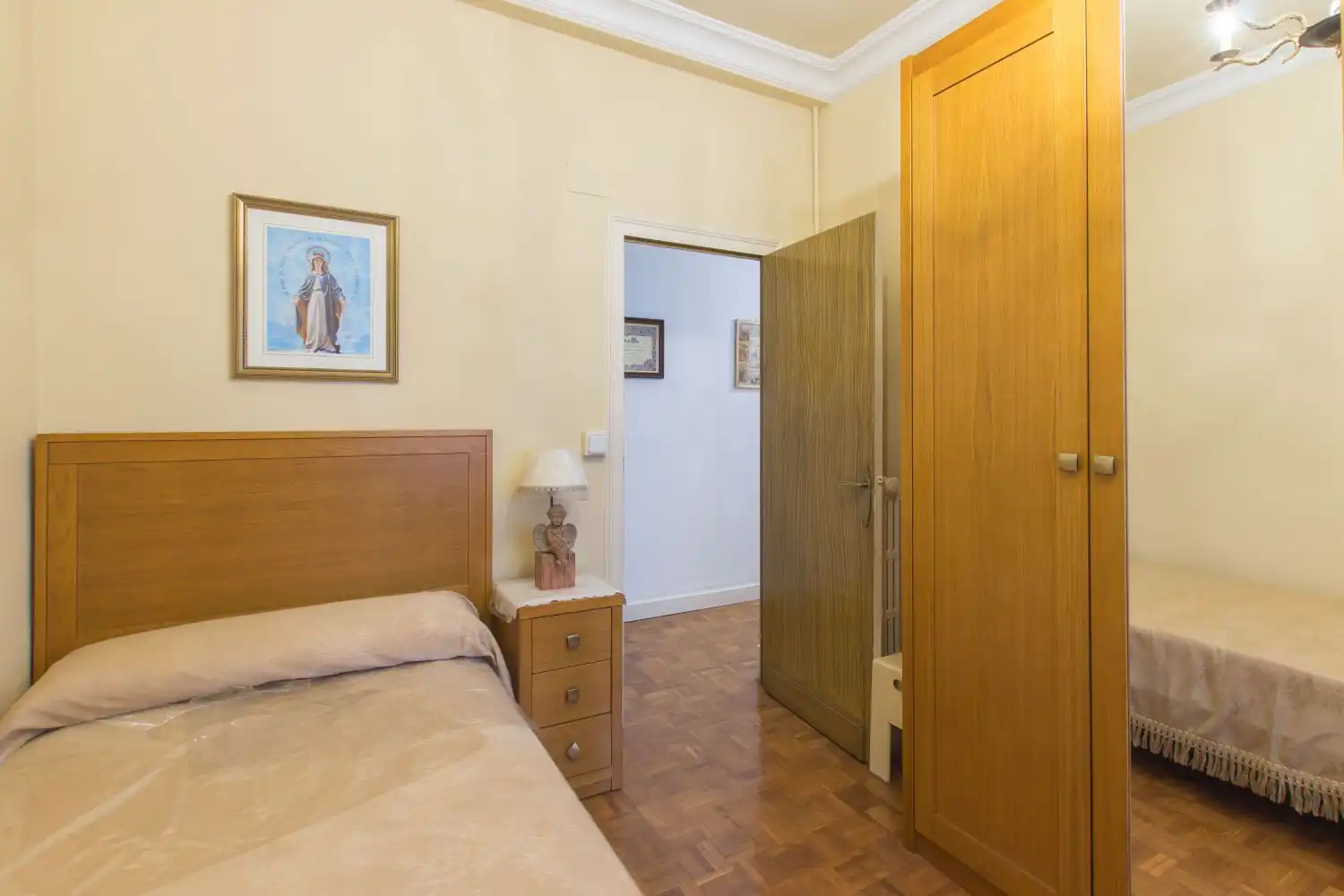 Bedroom of Flat for sale in  Pamplona / Iruña  with Heating and Balcony