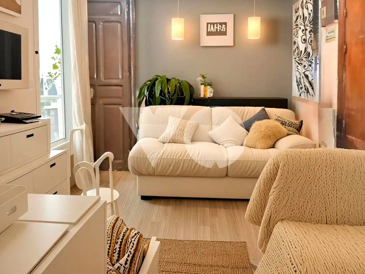 Living room of Flat for sale in Madrid