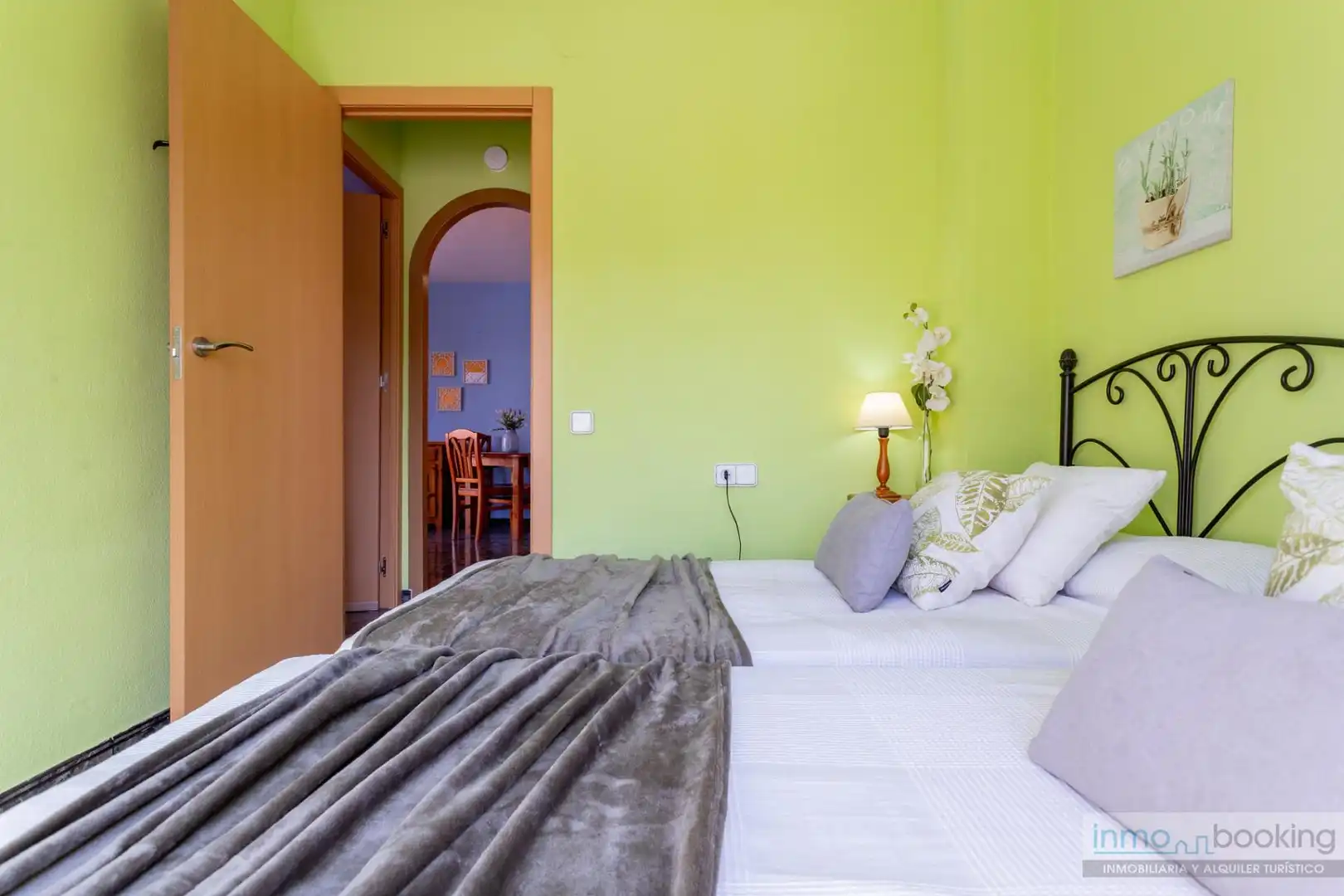 Schlafzimmer von Wohnungen zum Verkauf in Salou mit Klimaanlage, Heizung und Gemeinschaftspool