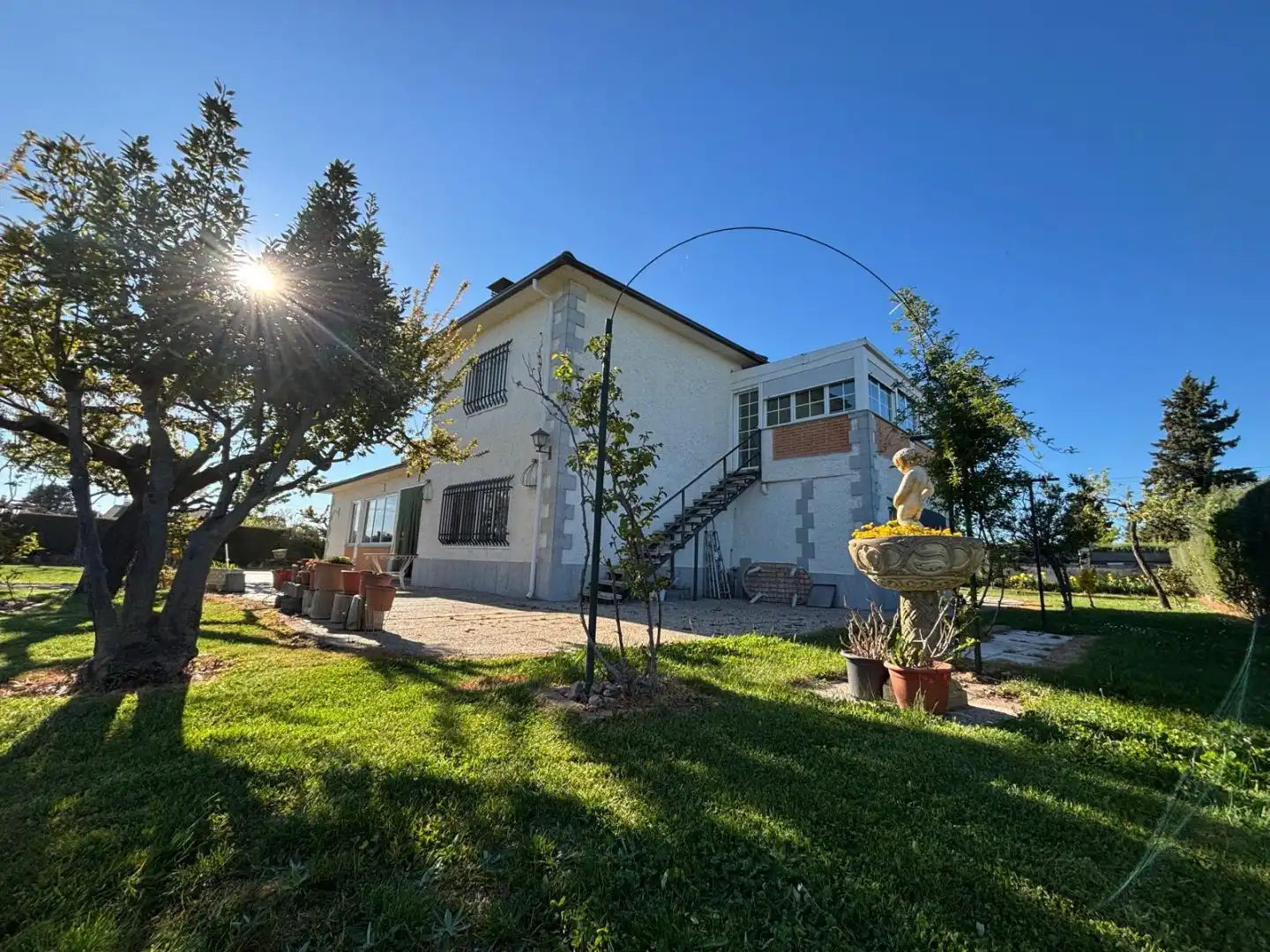 Vista exterior de Casa o chalet en venta en Pelabravo con Calefacción, Jardín privado y Terraza