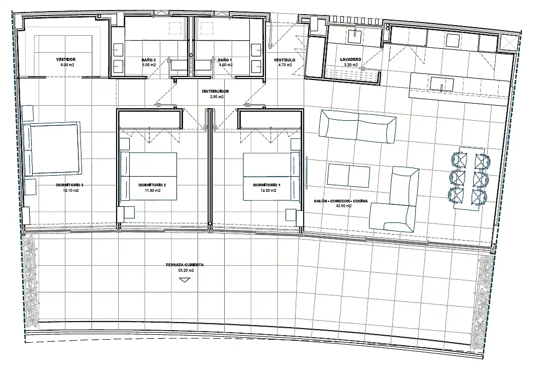 Apartment with lift for sale in Las Gaviotas  - Carvajal, imagen 12