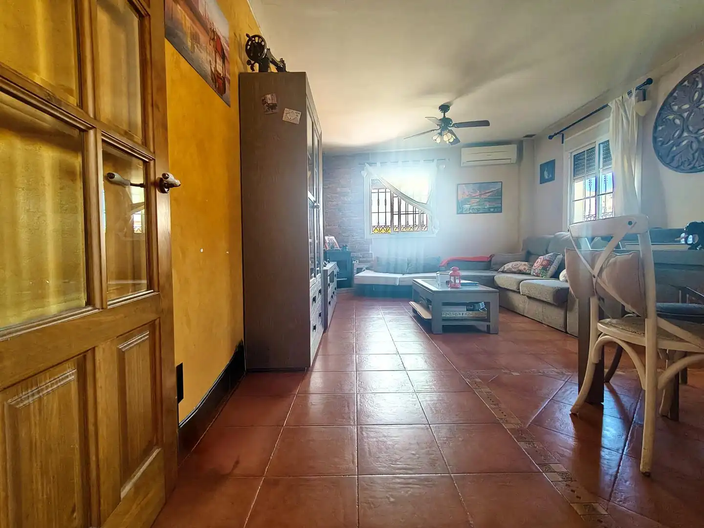 Sala de estar de Piso en venta en Málaga con Calefacción y Terraza