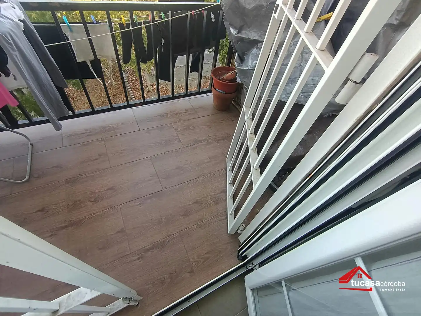 Balcony of Flat for sale in Córdoba  with Air Conditioner, Terrace and Furnished