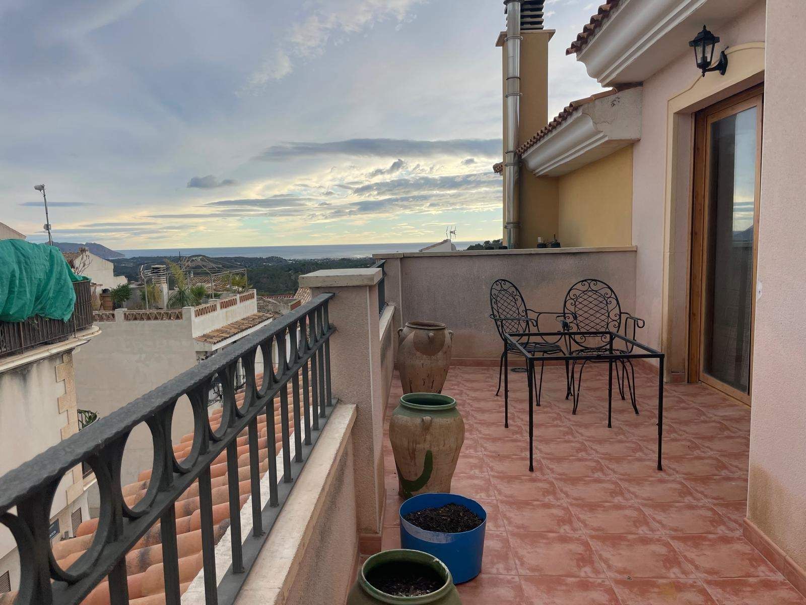 Terrassa de Casa adosada en venda en La Nucia amb Terrassa i Balcó