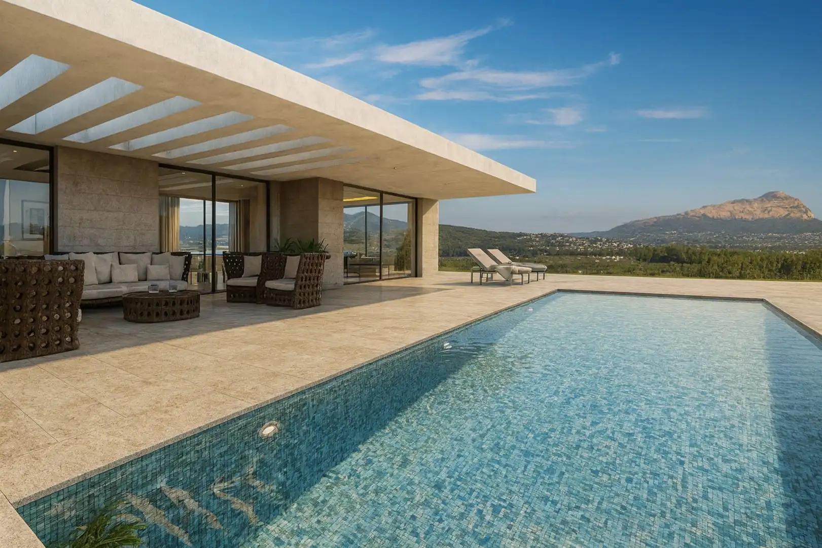 Swimming pool of Houses for sale in Jávea / Xàbia  with Air Conditioner, Private garden and Terrace