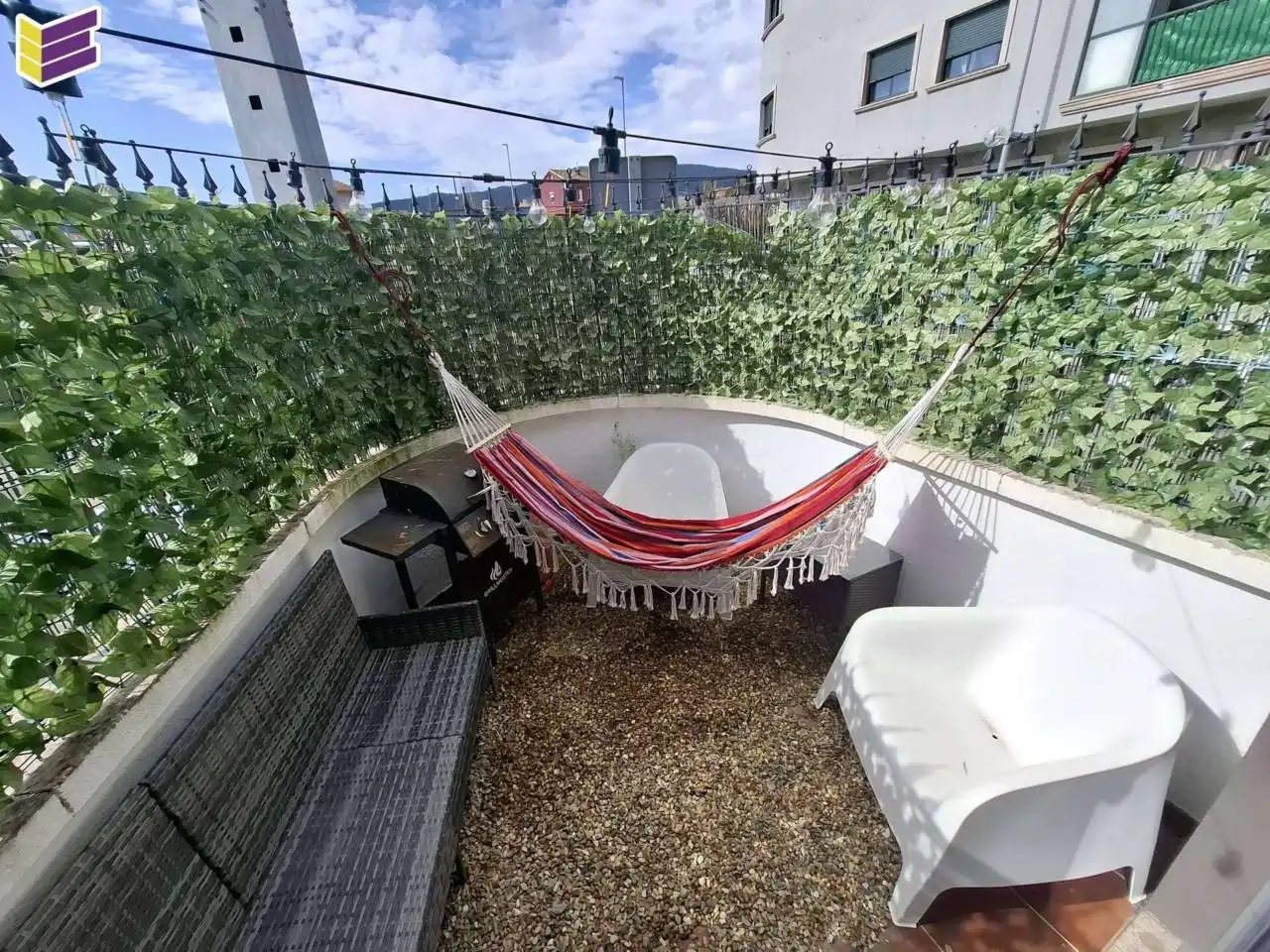 Terraza de Piso en venta en O Rosal   con Calefacción, Jardín privado y Terraza