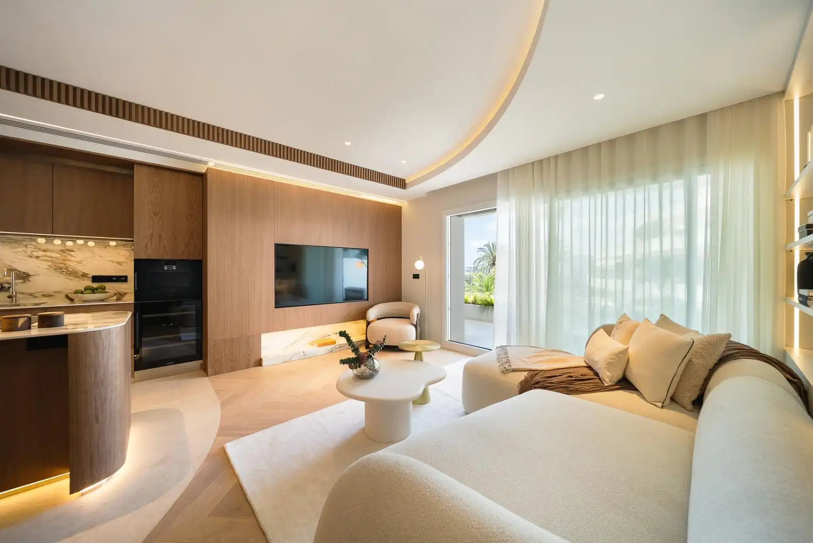 Sala d'estar de Apartament en venda en Marbella amb Piscina comunitària