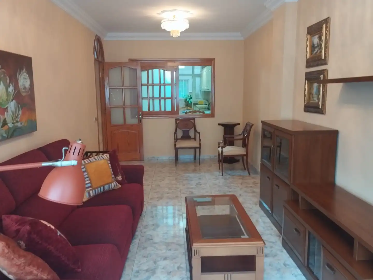 Sala de estar de Piso de alquiler en Ciudad Alta