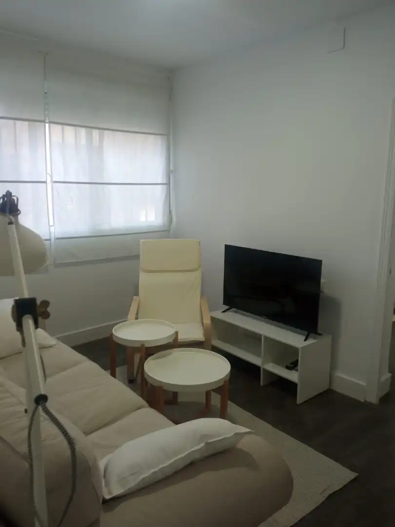 Sala d'estar de Pis en venda en Valencia amb Aire condicionat, Parquet i Moblat