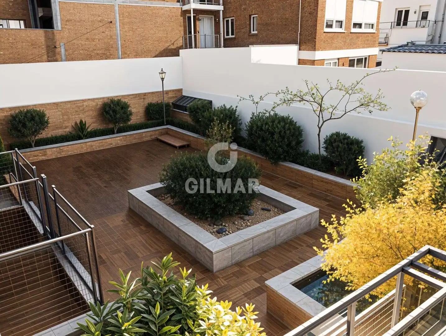 Terraza de Piso en venta en Madrid con Calefacción y Jardín privado