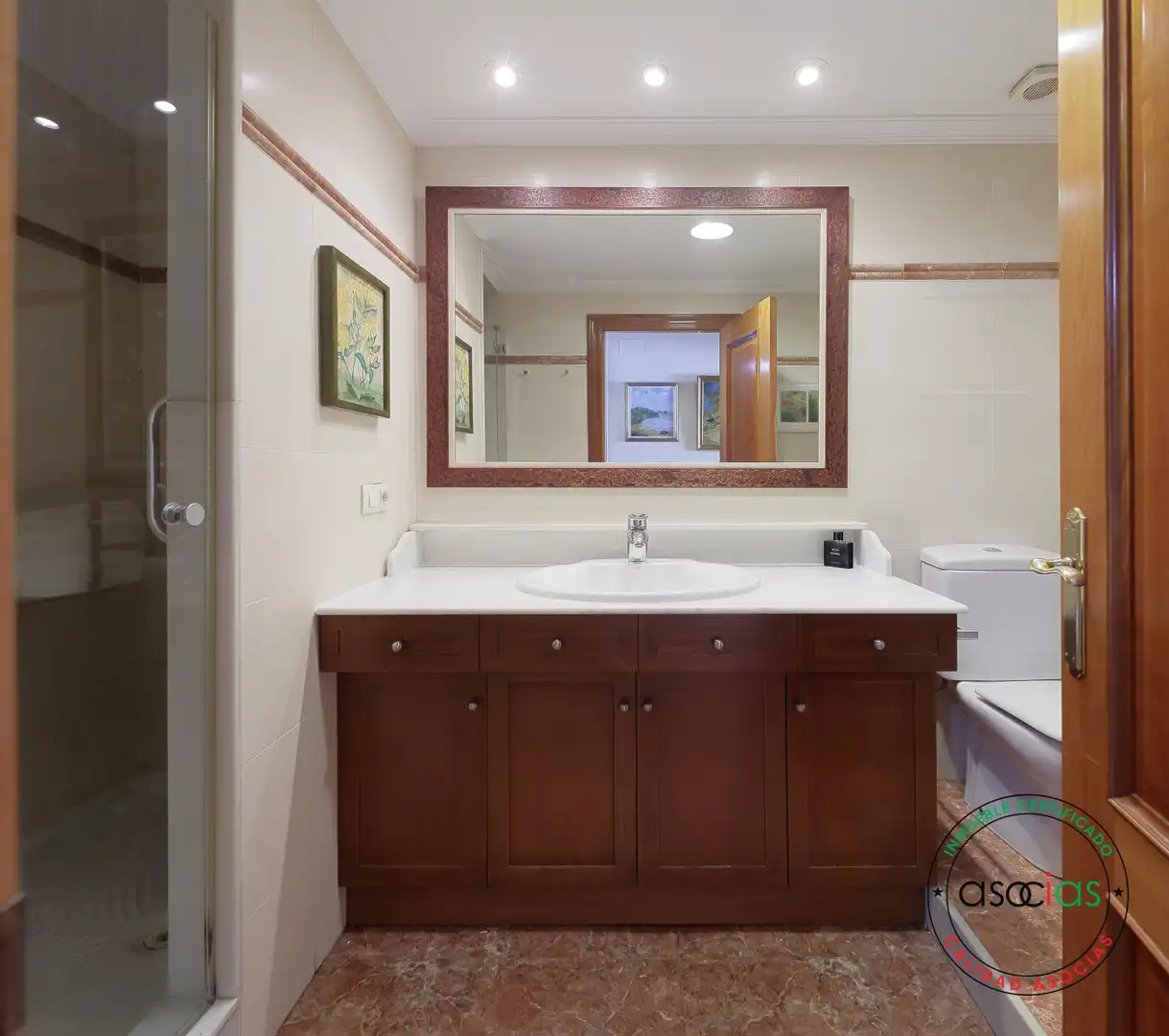Baño de Piso en venta en Gijón  con Calefacción, Parquet y Terraza
