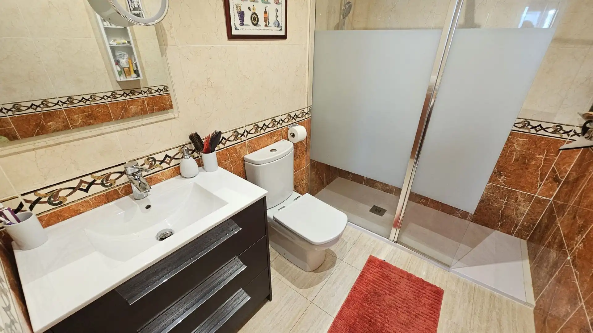Baño de Apartamento en venta en Oropesa del Mar / Orpesa con Aire acondicionado, Calefacción y Terraza