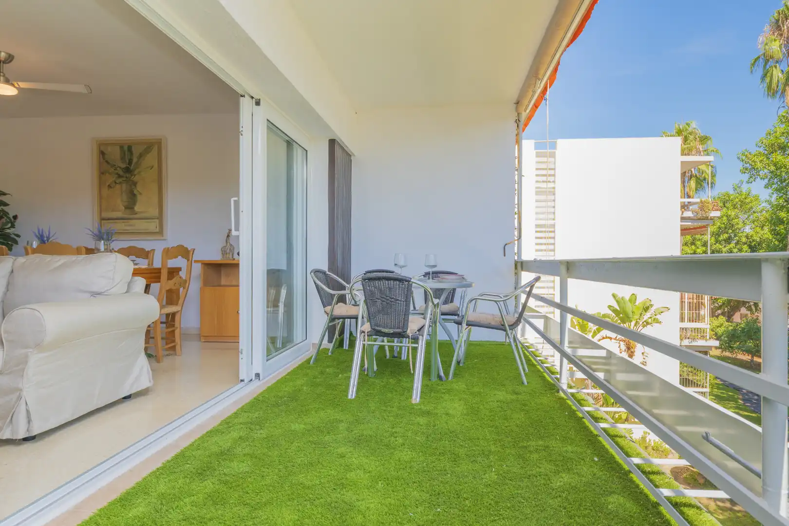 Terraza de Apartamento en venta en Torremolinos con Aire acondicionado, Terraza y Amueblado