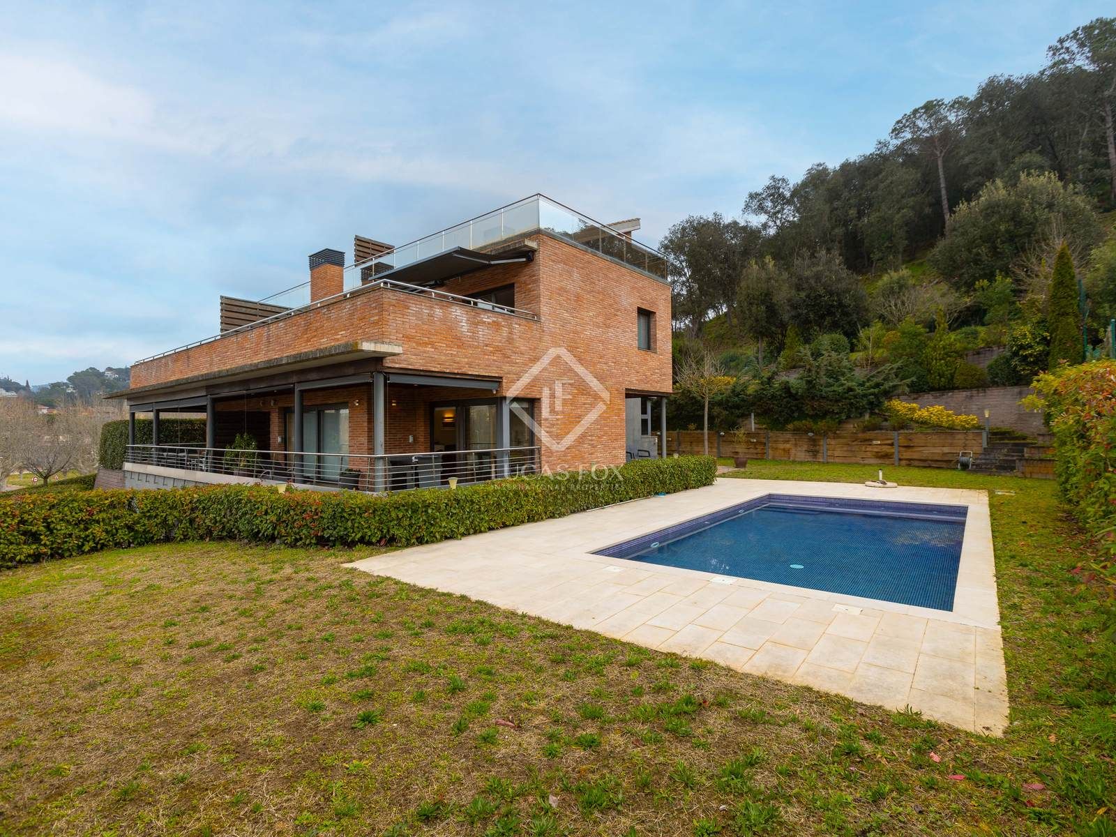 Vista exterior de Casa o xalet en venda en Vallromanes amb Aire condicionat, Calefacció i Jardí privat