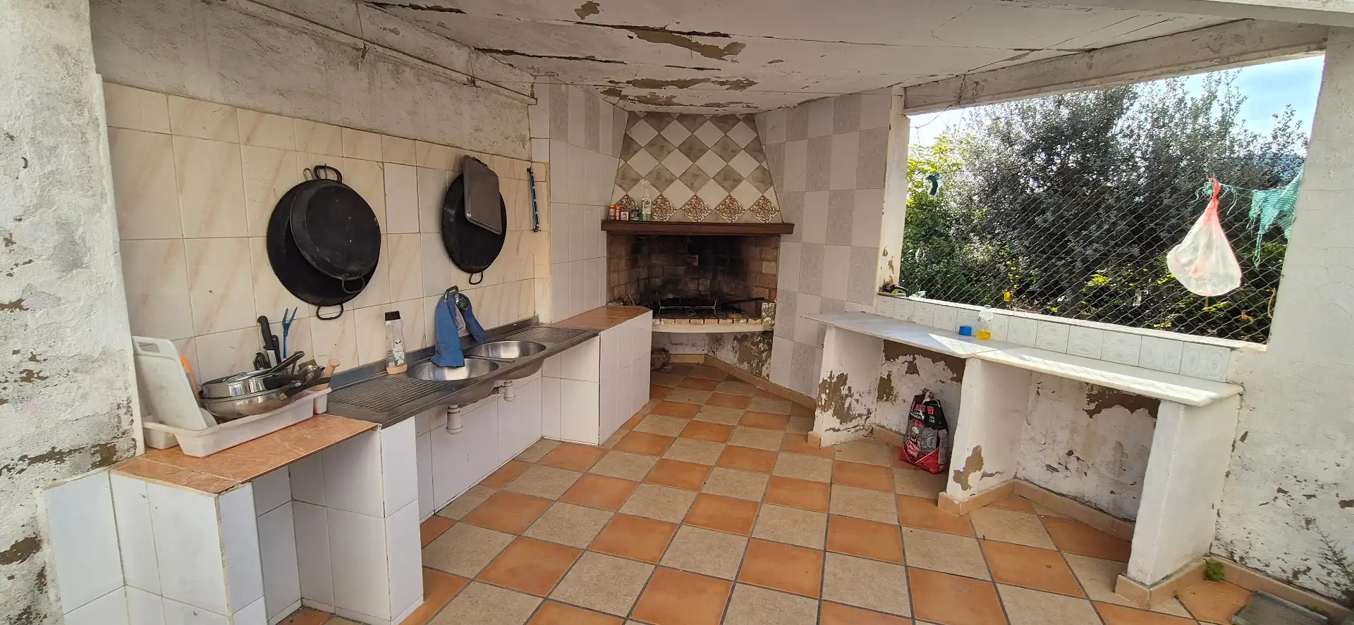 Cocina de Finca rústica en venta en Favara con Jardín privado, Terraza y Piscina