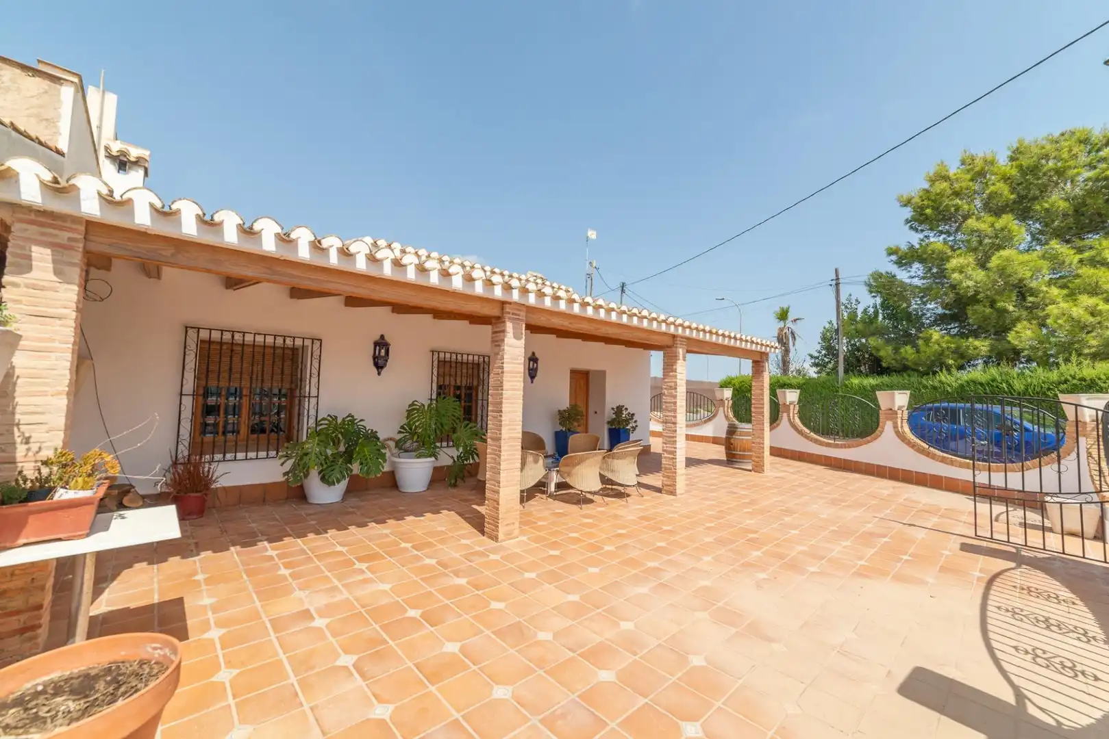 Terrassa de Casa o xalet en venda en San Javier amb Aire condicionat, Calefacció i Jardí privat