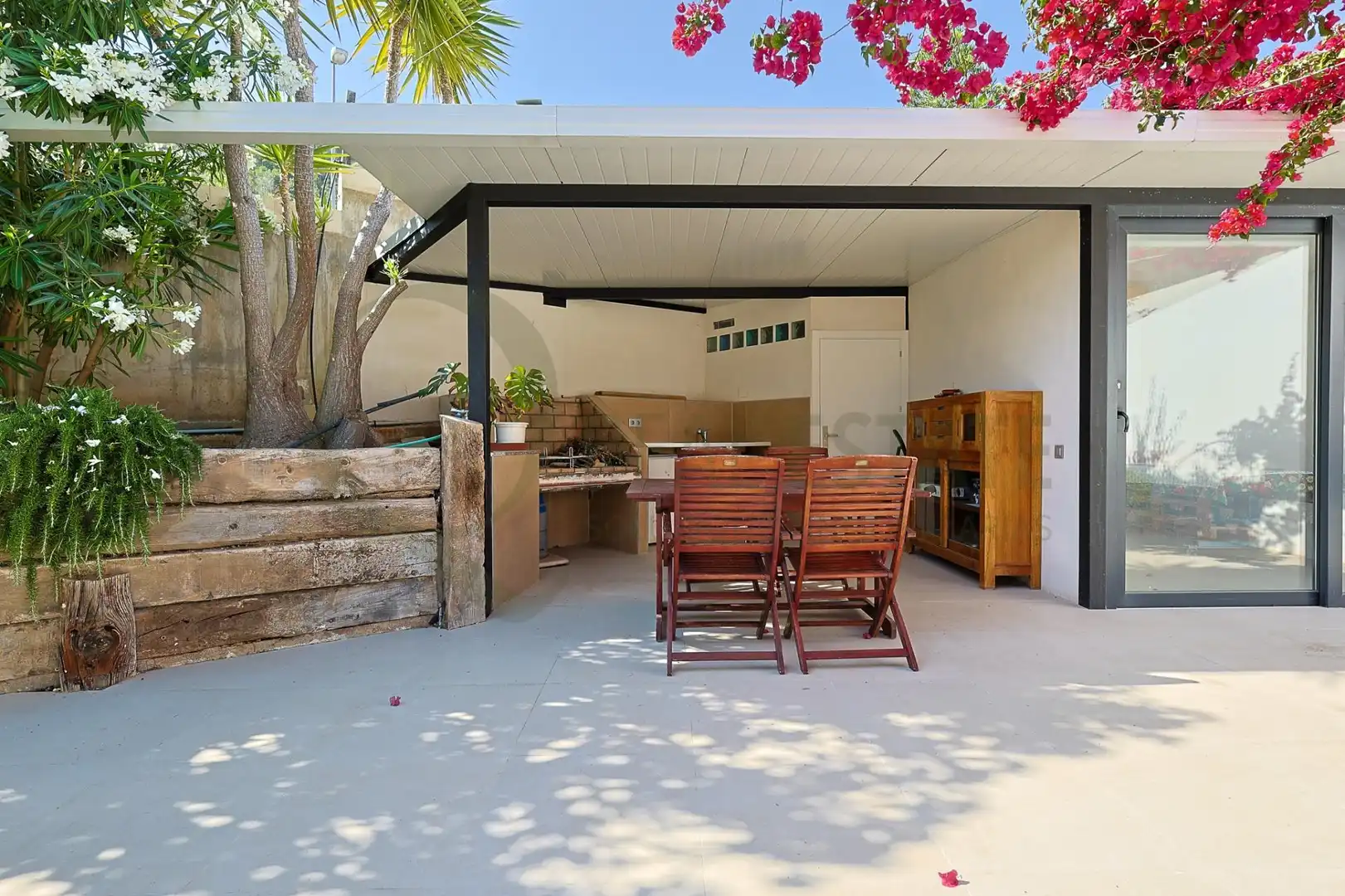 Terrassa de Casa o xalet en venda en Alicante / Alacant amb Aire condicionat, Calefacció i Jardí privat