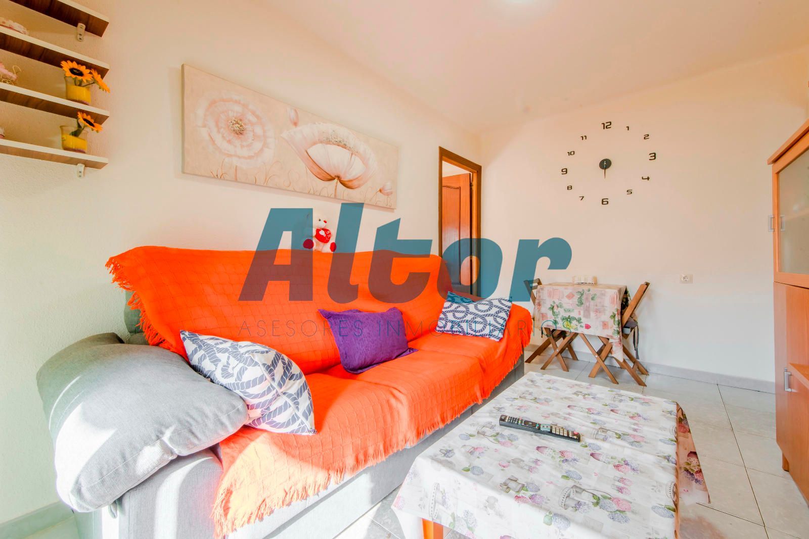 Bedroom of Flat for sale in  Madrid Capital  with Heating and Furnished