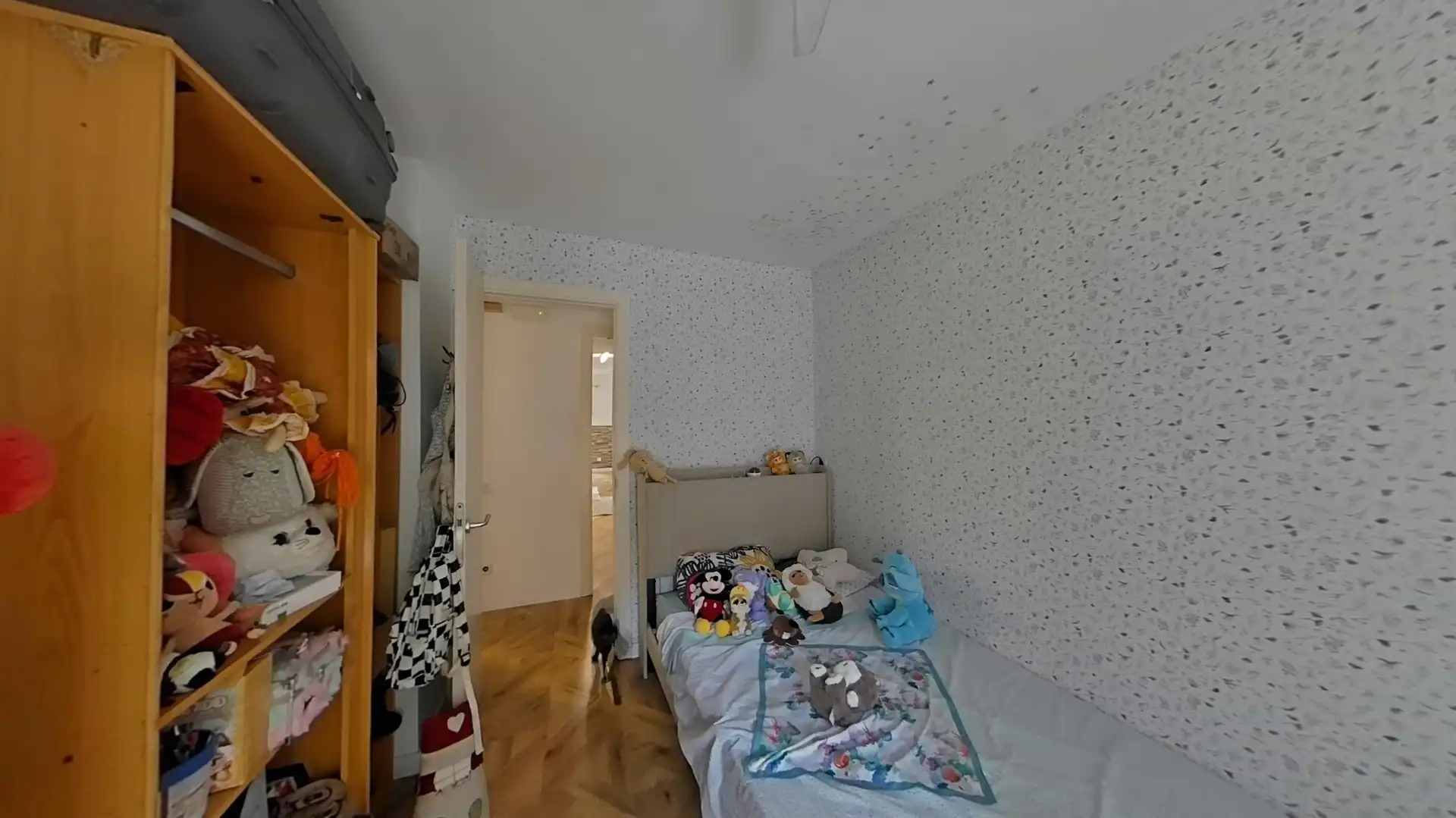 Bedroom of Ground floor for sale in Sabadell  with Air Conditioner, Parquet flooring and Terrace