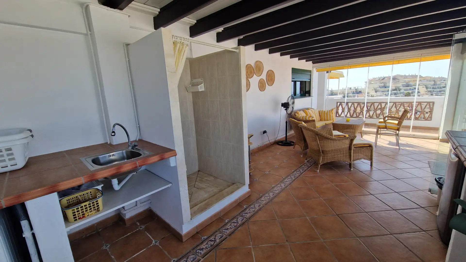 Terrace of Attic for sale in Benalmádena  with Air Conditioner, Heating and Terrace