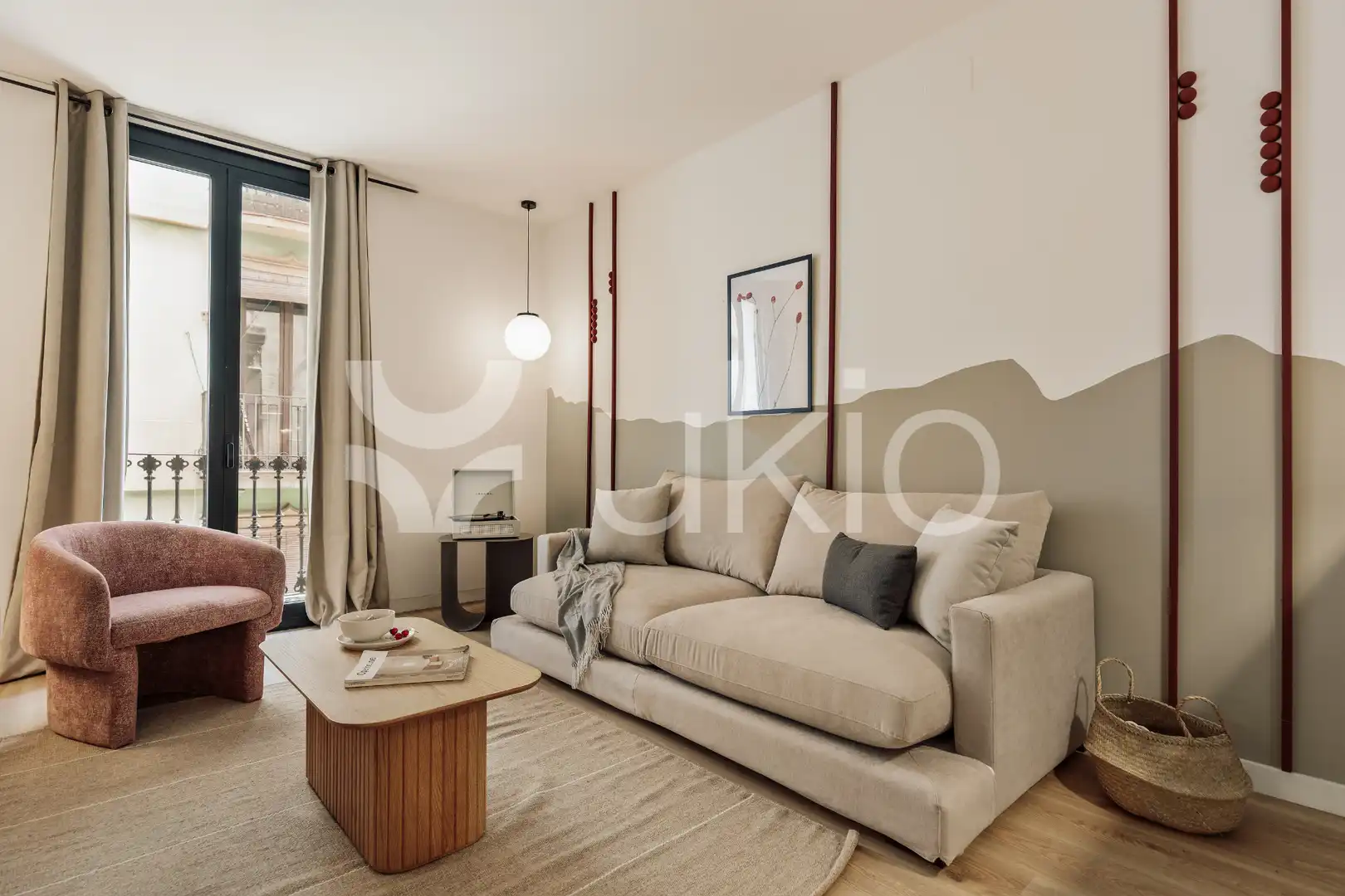 Living room of Apartments for rent in Barcelona  with Heating, Furnished and Oven