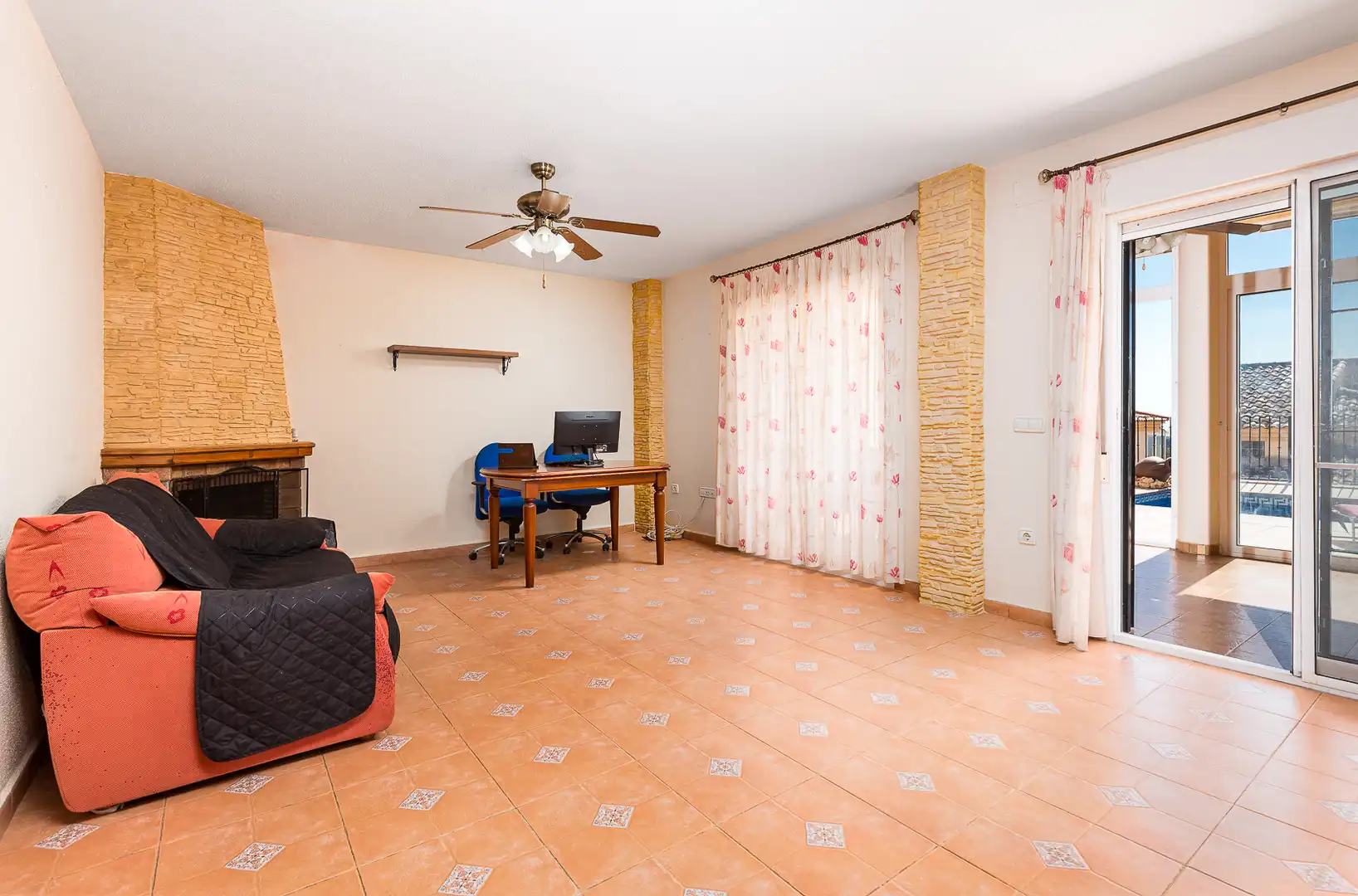 Sala de estar de Casa o chalet en venta en Aigües con Aire acondicionado, Terraza y Trastero