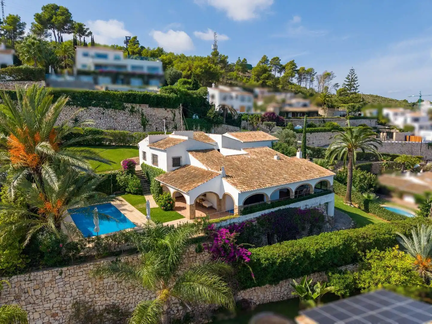 Exterior view of Houses for sale in Jávea / Xàbia  with Private garden, Terrace and Swimming Pool
