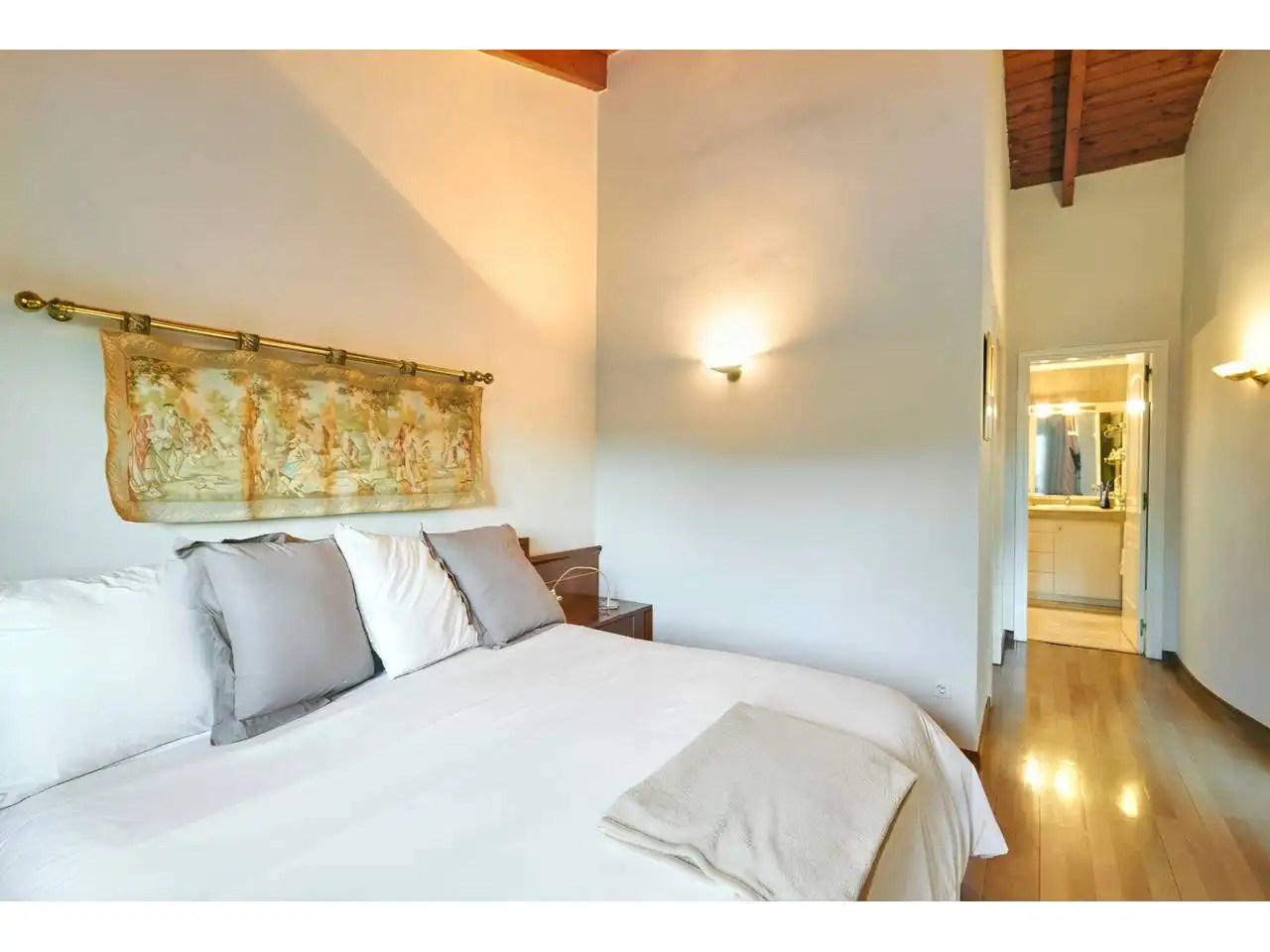 Bedroom of Houses for sale in Sant Cugat del Vallès  with Air Conditioner, Heating and Private garden