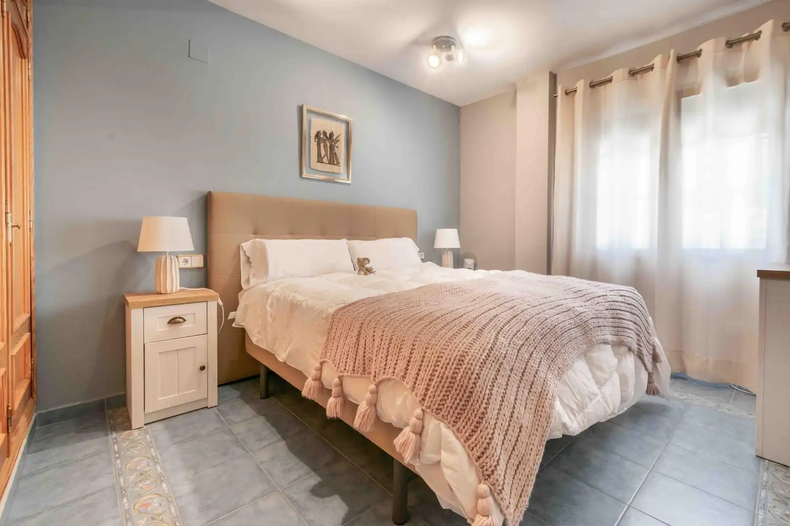 Dormitori de Casa o xalet de lloguer en Polop amb Aire condicionat, Jardí privat i Terrassa