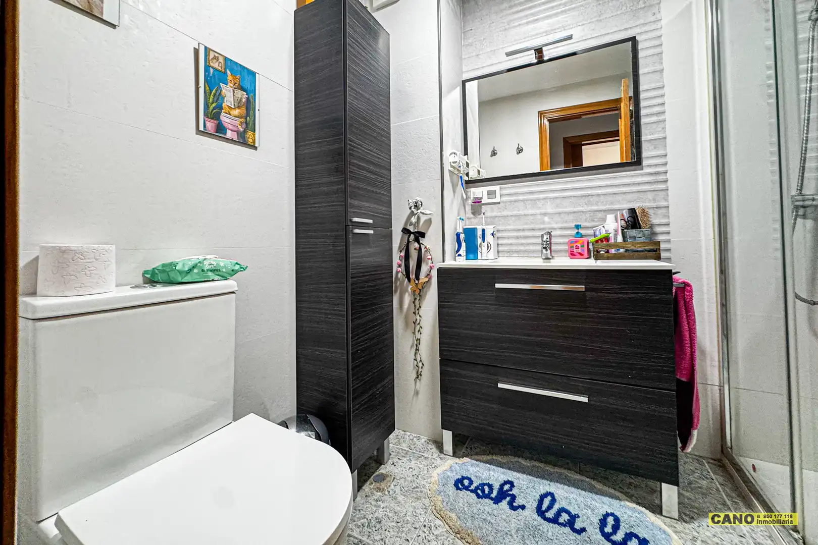 Bathroom of Flat for sale in Roquetas de Mar  with Air Conditioner, Heating and Terrace