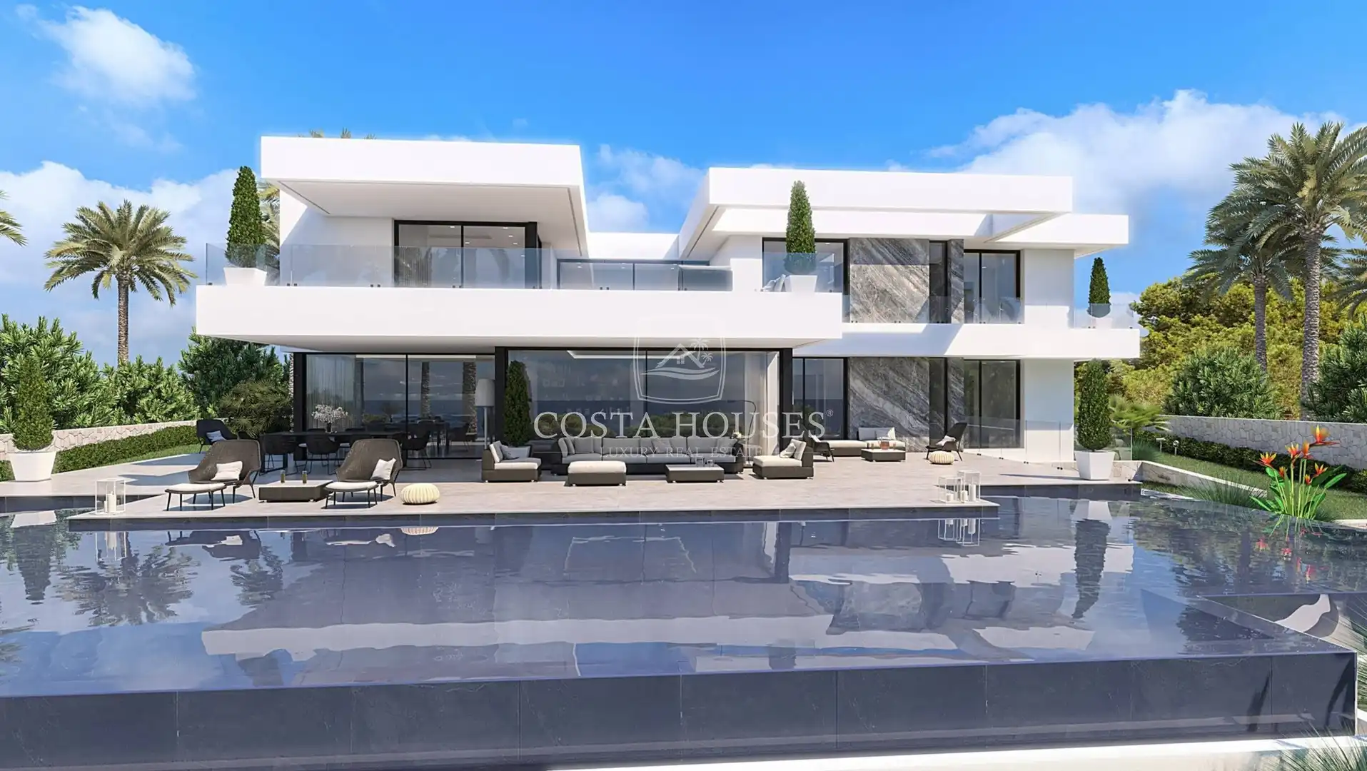 Exterior view of Houses for sale in Dénia  with Air Conditioner, Private garden and Terrace