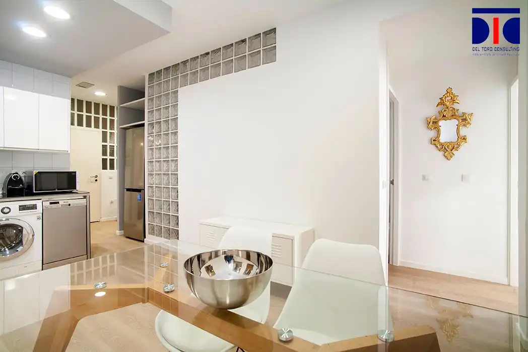 Esszimmer von Wohnung zur Miete in Sevilla mit Klimaanlage, Heizung und Parkett