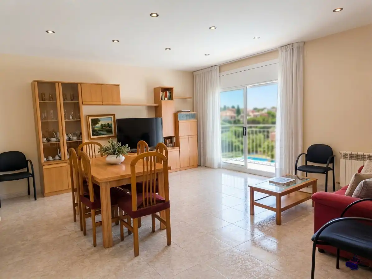 Sala de estar de Casa o chalet en venta en Lliçà d'Amunt con Calefacción, Jardín privado y Terraza