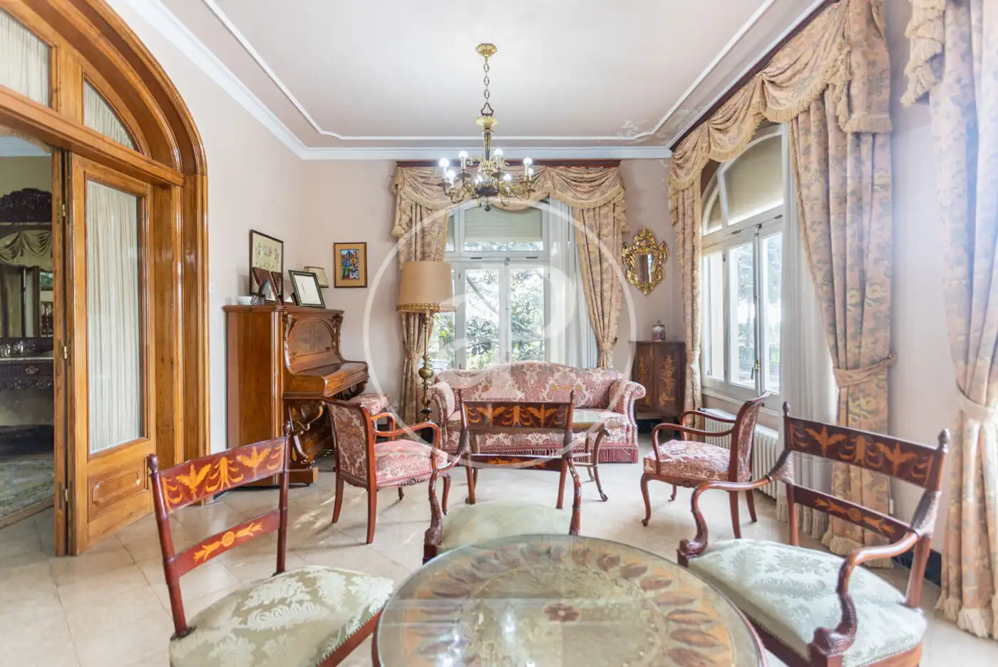 Living room of Houses for sale in Terrassa  with Heating, Private garden and Terrace