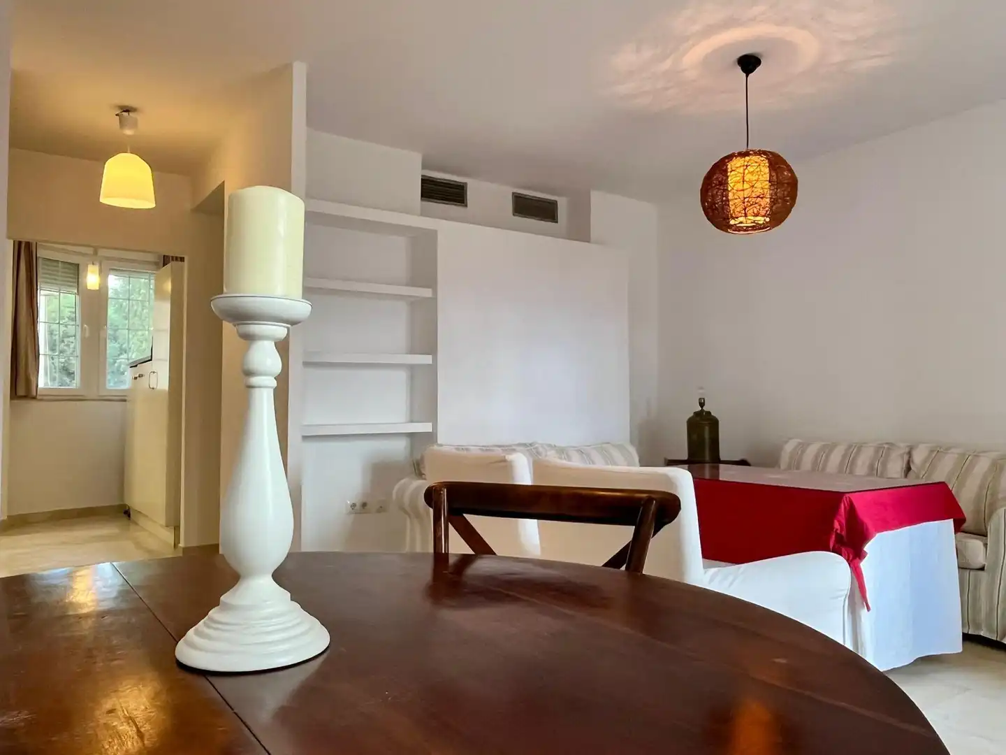 Dining room of Flat for sale in Sevilla  with Air Conditioner, Terrace and Balcony