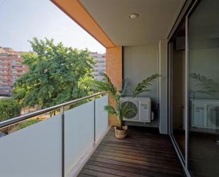 Balcony of Flat for sale in Terrassa  with Air Conditioner, Heating and Parquet flooring
