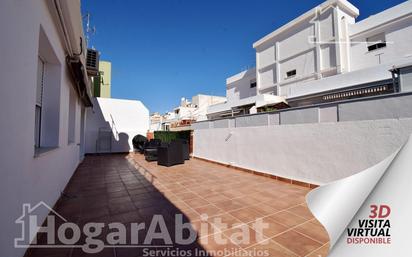 Exterior view of Attic for sale in Burriana / Borriana  with Air Conditioner and Terrace