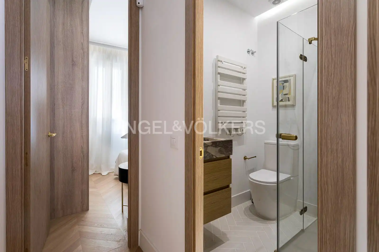 Bathroom of Flat for rent in Madrid  with Air Conditioner, Heating and Swimming Pool