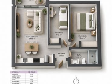 New build Flat with balcony for sale in Calle Eslovenia 4