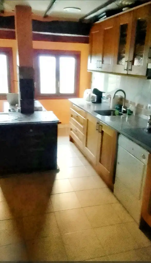 Cocina de Casa o chalet en venta en Karrantza Harana / Valle de Carranza con Calefacción, Terraza y Piscina