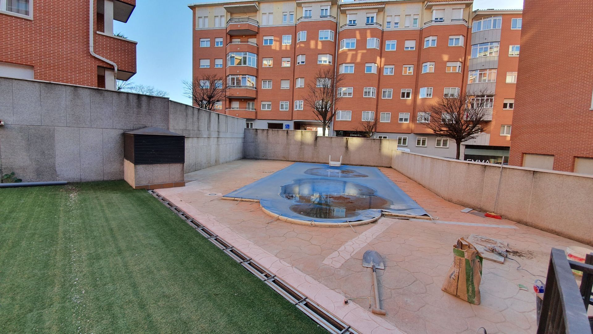 Swimming pool of Flat to rent in Ávila Capital  with Heating, Terrace and Furnished