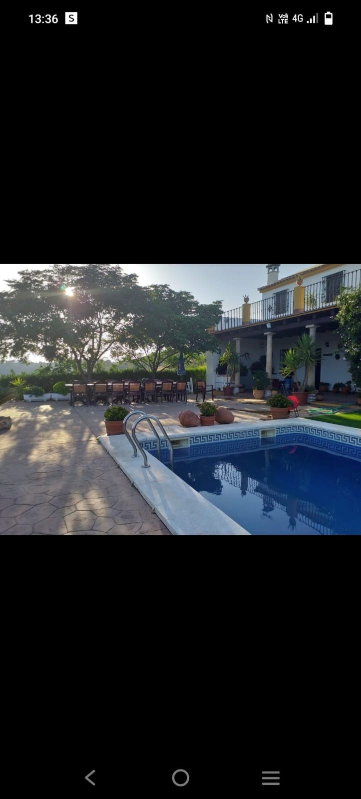 Piscina de Finca rústica en venda en La Puebla de los Infantes amb Aire condicionat, Calefacció i Jardí privat