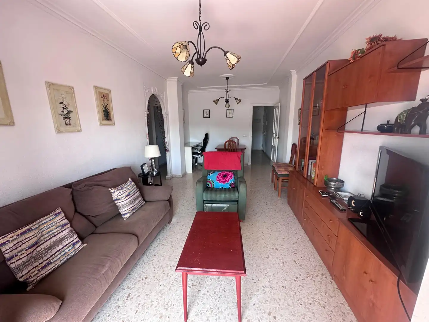Sala d'estar de Pis de lloguer en Chiclana de la Frontera