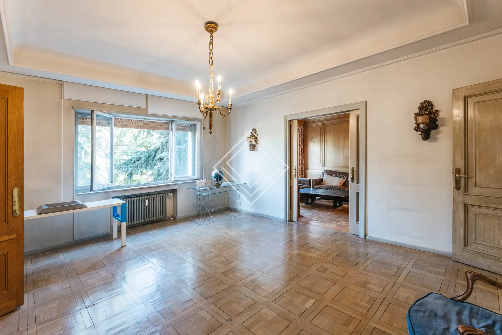 Sala d'estar de Pis en venda en Madrid amb Calefacció, Jardí privat i Traster