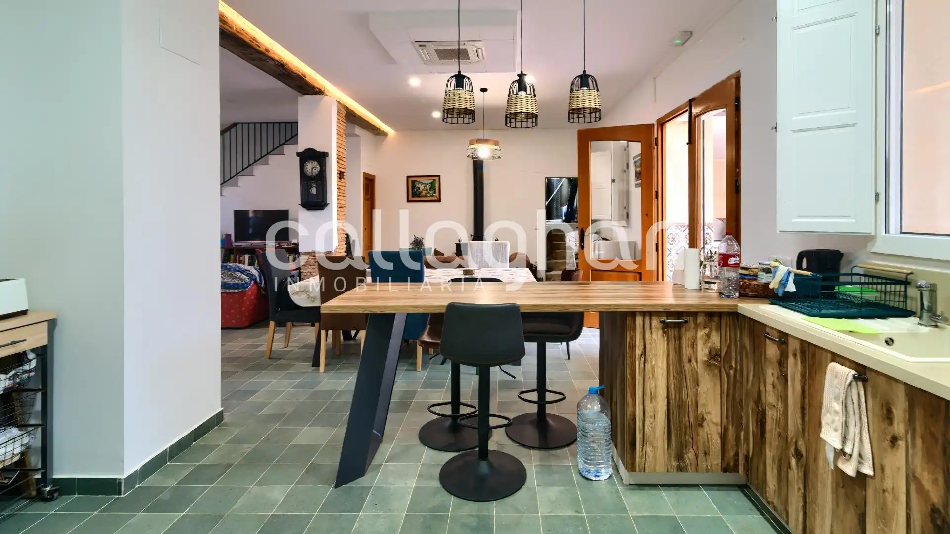 Cocina de Casa o chalet en venta en Alzira con Calefacción, Jardín privado y Terraza
